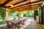 Kitchen has sliding doors to furnished porch